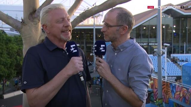 "Wenig Kraft verloren": Becker lobt clevere Kerber "Wenig Kraft verloren": Becker lobt clevere Kerber