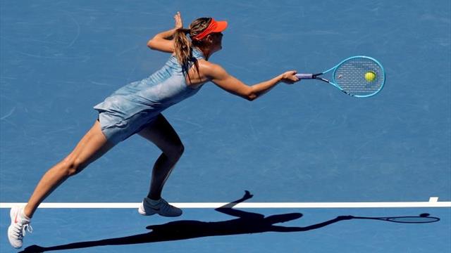 Las favoritas Sharapova, Sabalenka, Stephens y Barty lucen en su estreno