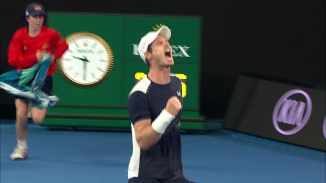 Emotionen pur: Murray holt sich dritten Satz im Tiebreak Emotionen pur: Murray holt sich dritten Satz im Tiebreak