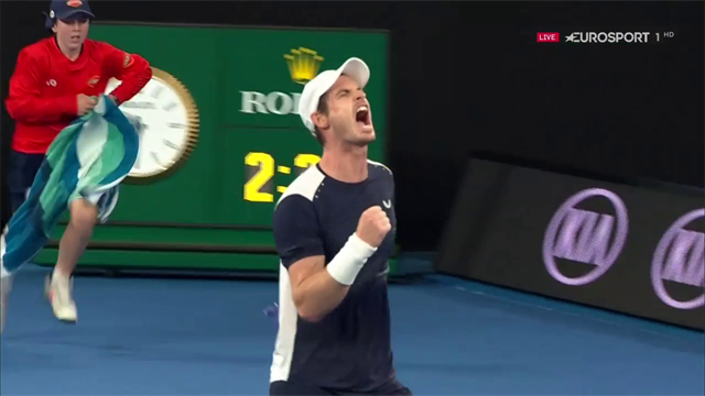 'He's got it!' - Emotional scenes as Murray takes third set 'He's got it!' - Emotional scenes as Murray takes third set