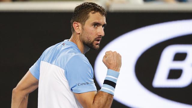 Cilic perd un set en route mais se qualifie pour le 3e tour