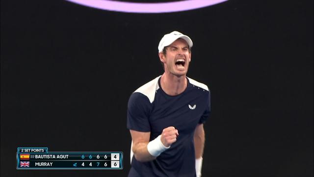 Emotional celebrations as Murray forces deciding set Emotional celebrations as Murray forces deciding set