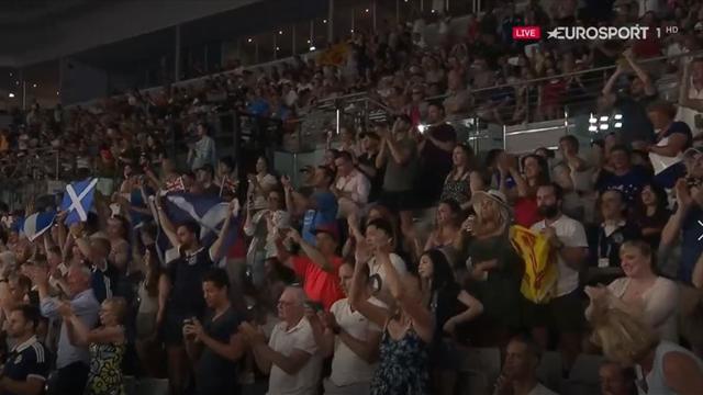 Da muss Murray schlucken: Standing Ovations im fünften Satz Da muss Murray schlucken: Standing Ovations im fünften Satz