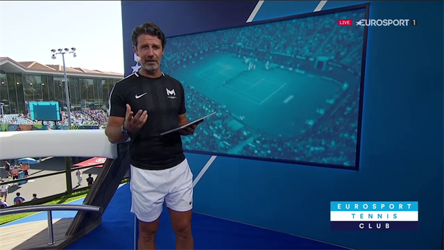 L'oeil du coach : La clé, c'est aussi l'agressivité de Federer en retour L'oeil du coach : La clé, c'est aussi l'agressivité de Federer en retour