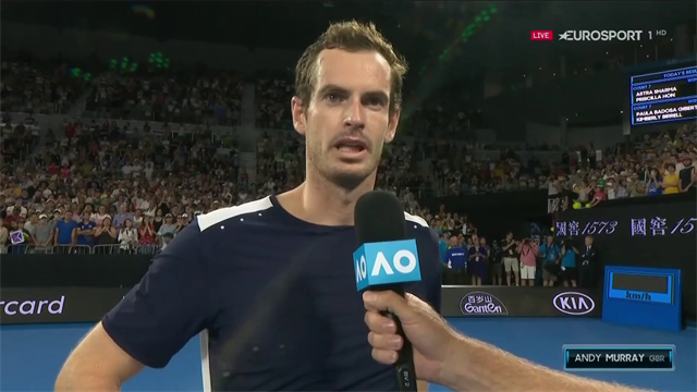 Andy Murray commosso: "Se fosse il mio ultimo match, sarebbe comunque una fine bellissima" Andy Murray commosso: "Se fosse il mio ultimo match, sarebbe comunque una fine bellissima"