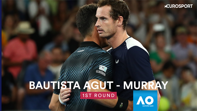 Highlights: Murray's magnificent comeback halted by Bautista Agut Highlights: Murray's magnificent comeback halted by Bautista Agut