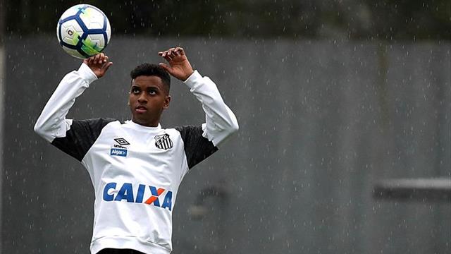 Santos pide al Real Madrid la permanencia de Rodrygo hasta finales de 2019