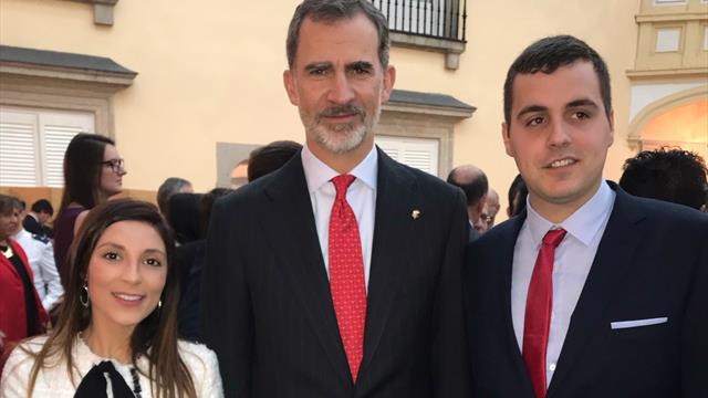 Des stars de l’ERC rencontrent le Roi d’Espagne