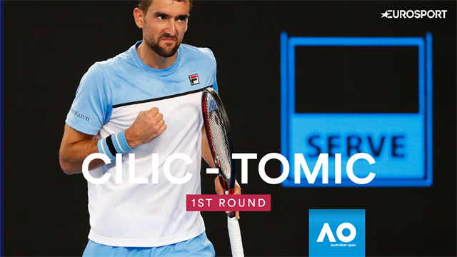 Highlights: Cilic beats Tomic in front of his home crowd Highlights: Cilic beats Tomic in front of his home crowd