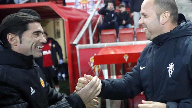 Un Valencia en crisis obligado a remontar ante el Sporting que busca el pase