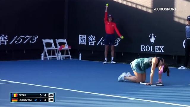 Петкович получила травму, поплакала на корте и снялась с Australian Open Петкович получила травму, поплакала на корте и снялась с Australian Open