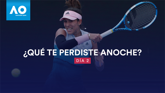 Open Australia 2019: ¿Qué te perdiste anoche? (Día 2) Garbiñe brilla y Serena deslumbra Open Australia 2019: ¿Qué te perdiste anoche? (Día 2) Garbiñe brilla y Serena deslumbra
