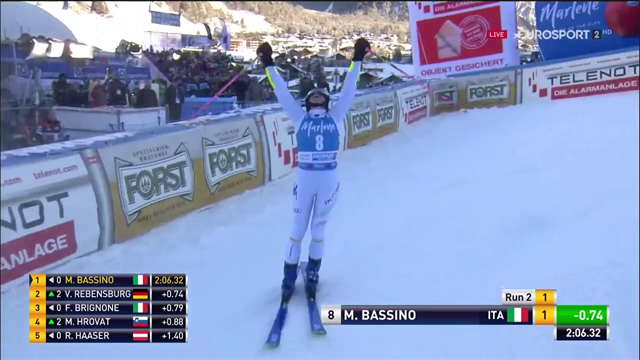 Grandissima Marta Bassino a Plan de Corones: è terza in gigante dietro a Shiffrin e Worley Grandissima Marta Bassino a Plan de Corones: è terza in gigante dietro a Shiffrin e Worley