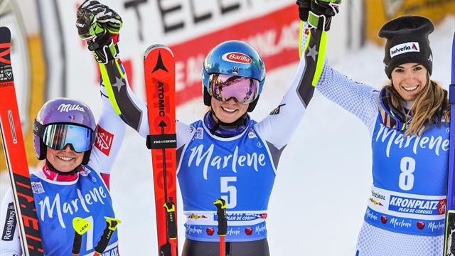 Mikaela Shiffrin sigue imparable y suma una nueva victoria en Kronplatz Mikaela Shiffrin sigue imparable y suma una nueva victoria en Kronplatz