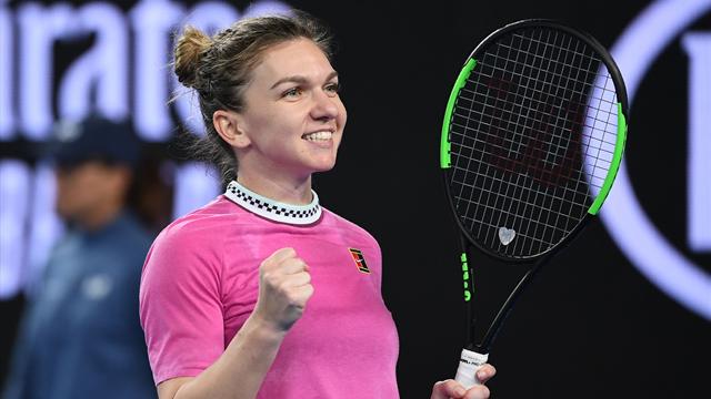 Halep survives Kanepi scare to make it into second round