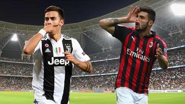 La voglia di riscatto e il fuoco dentro: Juventus-Milan, la strana Supercoppa di Dybala e Cutrone