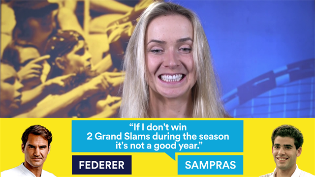 Who said it? Svitolina in difficoltà sulle frasi celebri dei suoi colleghi Who said it? Svitolina in difficoltà sulle frasi celebri dei suoi colleghi