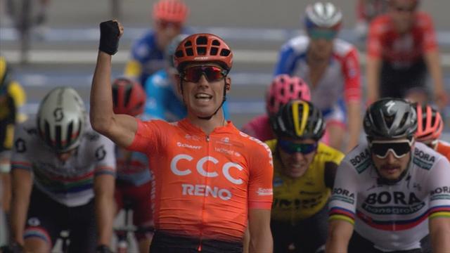 La seconda volata australiana a Bevin, Sagan è terzo, Viviani settimo La seconda volata australiana a Bevin, Sagan è terzo, Viviani settimo