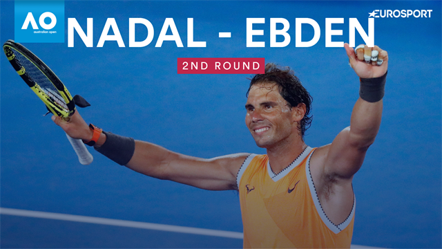 Open Australia 2019, Ebden-Nadal: Ciclón Rafa (3-6, 2-6 y 2-6) Open Australia 2019, Ebden-Nadal: Ciclón Rafa (3-6, 2-6 y 2-6)