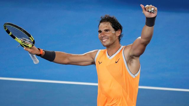 Open Australia 2019, Ebden-Nadal: Ciclón Rafa (3-6, 2-6 y 2-6)