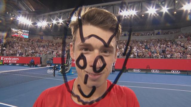 Open Australia 2019: El 'chapucero' dibujo a la cámara de De Miñaur, próximo rival de Nadal Open Australia 2019: El 'chapucero' dibujo a la cámara de De Miñaur, próximo rival de Nadal