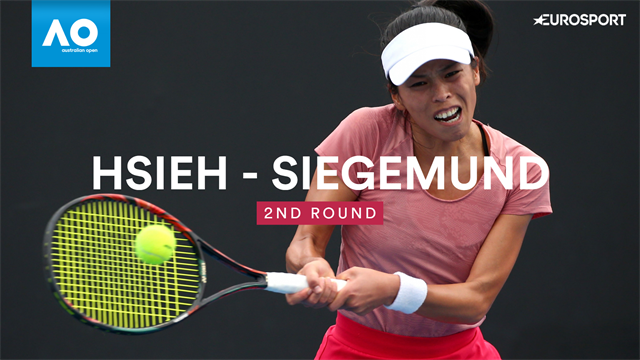 Australian Open: Hsieh-Siegemund 6-3 6-4, gli highlights Australian Open: Hsieh-Siegemund 6-3 6-4, gli highlights