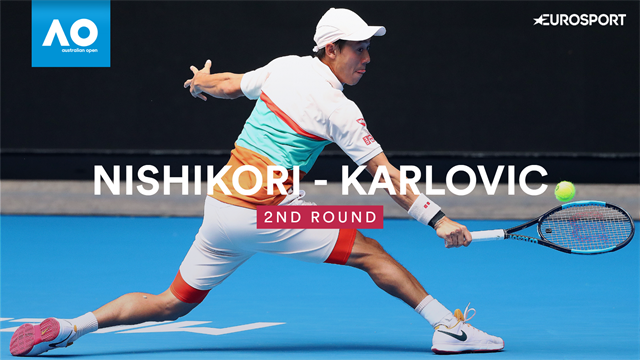 Highlights: Nishikori holds nerve to beat Karlovic in five-set thriller Highlights: Nishikori holds nerve to beat Karlovic in five-set thriller