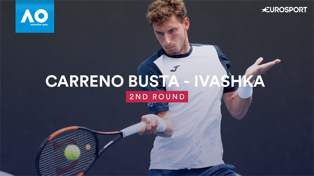 Australian Open: Carreno Busta-Ivashka 6-2 6-3 7-6, gli highlights Australian Open: Carreno Busta-Ivashka 6-2 6-3 7-6, gli highlights