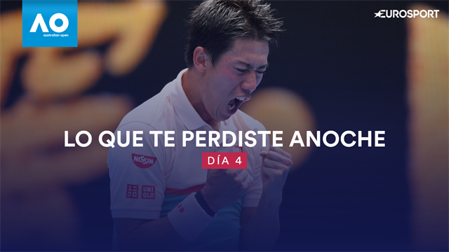 Open Australia 2019: ¿Qué te perdiste anoche? (Día 4) Agonía de Nishikori y remontada de Pliskova Open Australia 2019: ¿Qué te perdiste anoche? (Día 4) Agonía de Nishikori y remontada de Pliskova