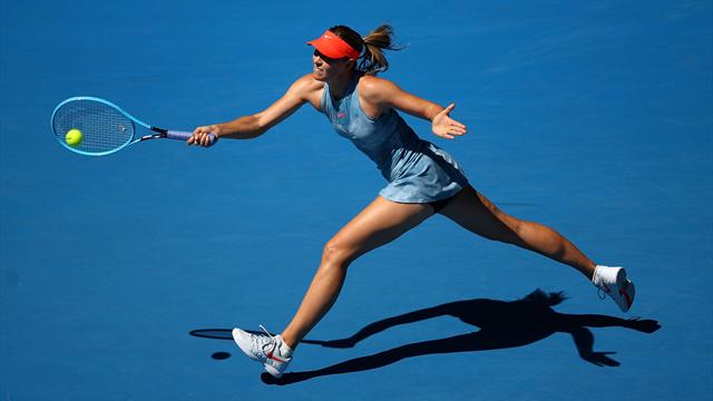 Шарапова выиграла первый матч за 4,5 месяца