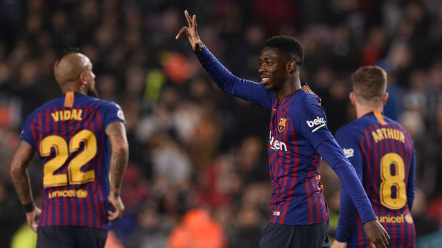 Un doublé de Dembélé et le Barça a déroulé