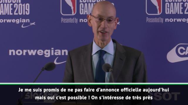 NBA - Adam Silver confirme que la NBA pourrait venir à Paris l'an prochain ! NBA - Adam Silver confirme que la NBA pourrait venir à Paris l'an prochain !
