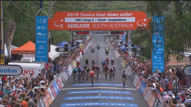 Tour Down Under 2019: Daryl Impey vence a Bevin por una bici en un apretado esprint Tour Down Under 2019: Daryl Impey vence a Bevin por una bici en un apretado esprint