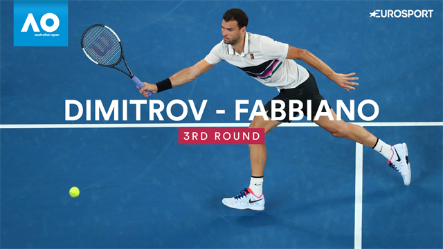 Highlights as devastating Dimitrov out-classes Fabbiano Highlights as devastating Dimitrov out-classes Fabbiano
