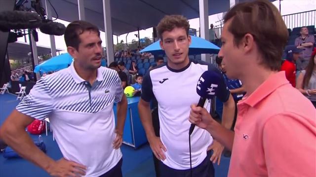 Open Australia 2019, Guillermo G.López y Pablo Carreño valoran positivamente su triunfo en dobles Open Australia 2019, Guillermo G.López y Pablo Carreño valoran positivamente su triunfo en dobles