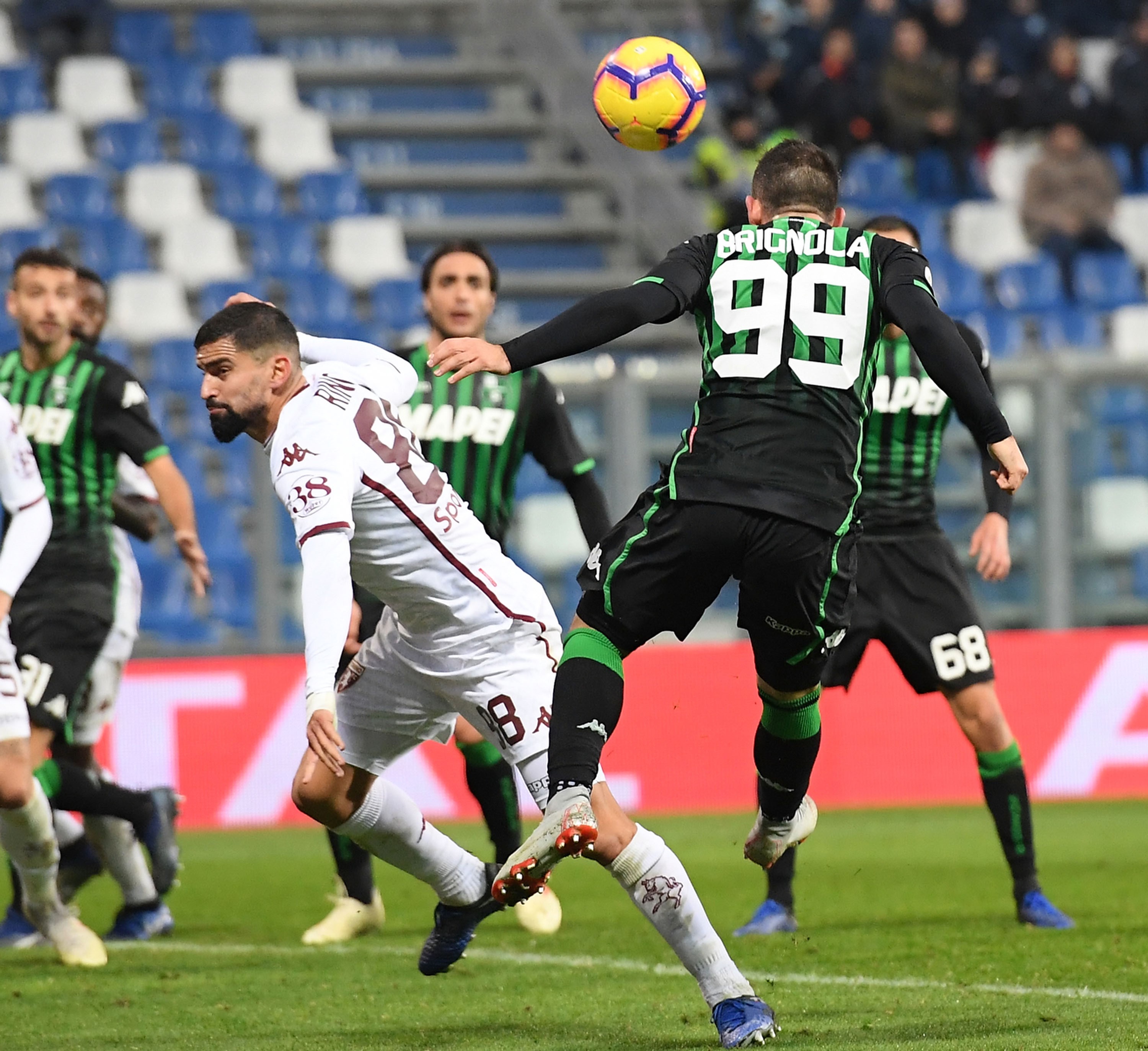 Enrico Brignola avec Sassuolo en Serie A 2018/2019