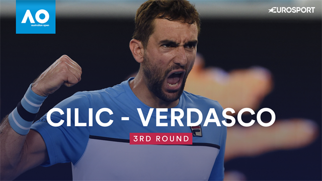 Les temps forts du miracle de Cilic face à Verdasco Les temps forts du miracle de Cilic face à Verdasco