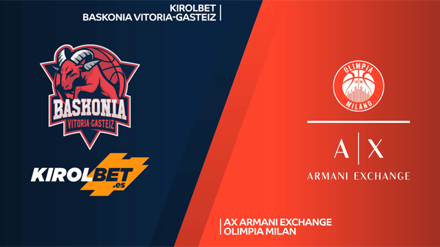 Highlights: Kirolbet Baskonia Vitoria-AX Armani Exchange Milano 80-75 Highlights: Kirolbet Baskonia Vitoria-AX Armani Exchange Milano 80-75