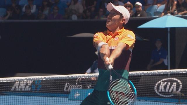 'Have you ever seen anything like that??' - Nishikori wins epic 27-shot rally 'Have you ever seen anything like that??' - Nishikori wins epic 27-shot rally