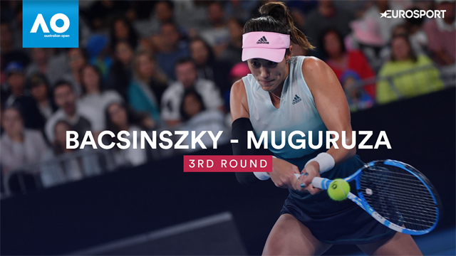 Face à Bacsinszky, Muguruza est allée chercher son salut au filet Face à Bacsinszky, Muguruza est allée chercher son salut au filet