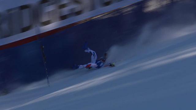 Bailet's ski catapults away in spectacular crash Bailet's ski catapults away in spectacular crash