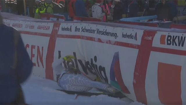Fracture du genou pour l'Italien Buzzi, 6e de la descente