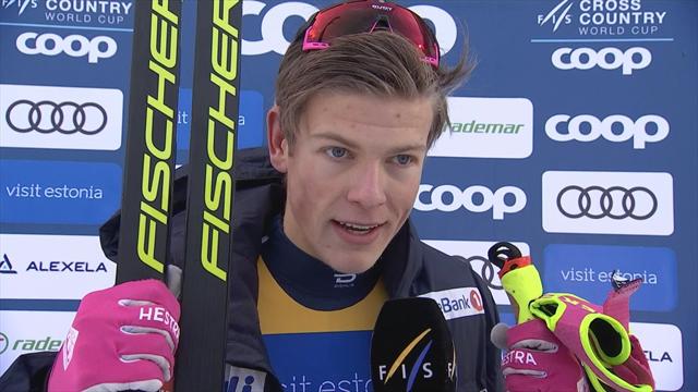 Klaebo: It's really cool to win in front of my grandpa! Klaebo: It's really cool to win in front of my grandpa!