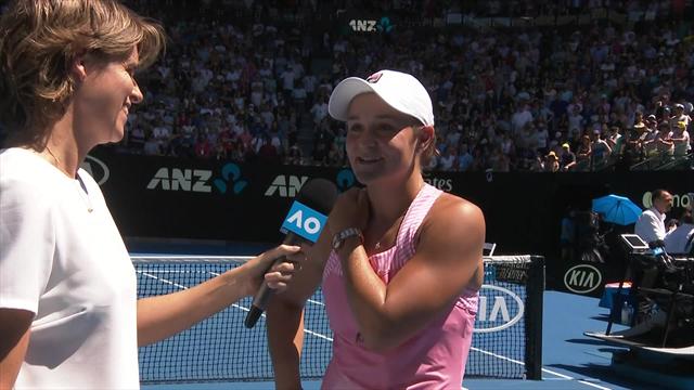 Barty: Maria was never going to go away, but I can match it with the best Barty: Maria was never going to go away, but I can match it with the best
