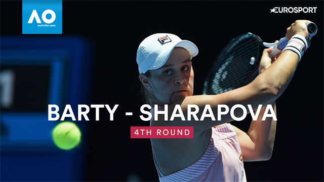 Australian Open: Barty-Sharapova 4-6 6-1 6-4, gli highlights Australian Open: Barty-Sharapova 4-6 6-1 6-4, gli highlights