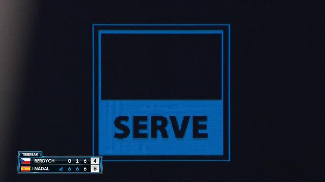 Il timer del servizio non funziona, Berdych non la prende bene Il timer del servizio non funziona, Berdych non la prende bene