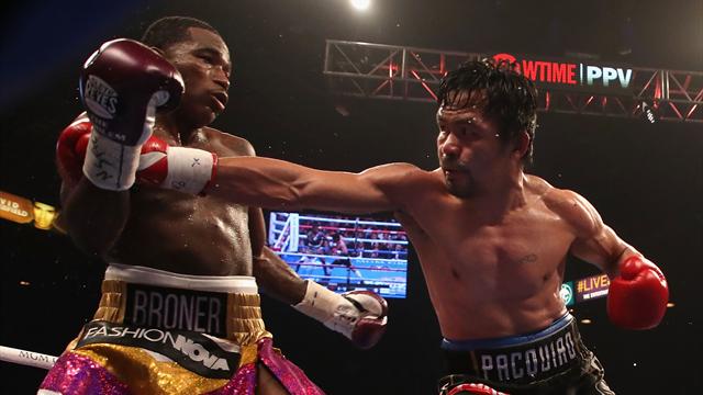 Broner "The Problem" a levé les bras mais c'est bien Pacquiao qui a livré une démonstration