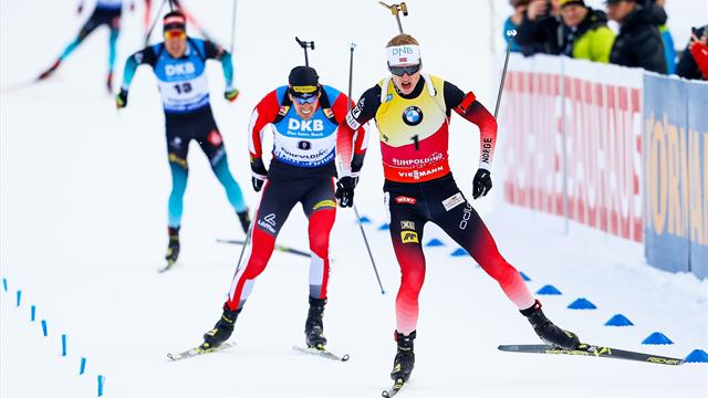 Dans un final grandiose, Boe a décroché Fourcade puis réglé Eberhard et Fillon Maillet au sprint Dans un final grandiose, Boe a décroché Fourcade puis réglé Eberhard et Fillon Maillet au sprint