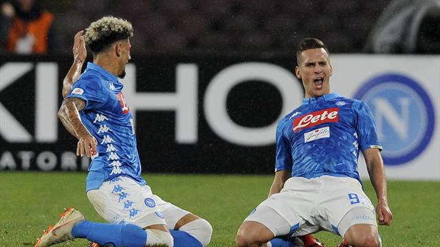 Le pagelle di Napoli-Lazio 2-1: Milik e Fabian Ruiz lussuosi, delusione Luis Alberto