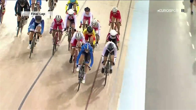 Che volata di Martina Fidanza: vince l'oro nello scratch a Cambridge Che volata di Martina Fidanza: vince l'oro nello scratch a Cambridge